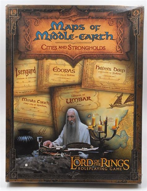lord of the rings cities and strongholds|Maps of Middle.